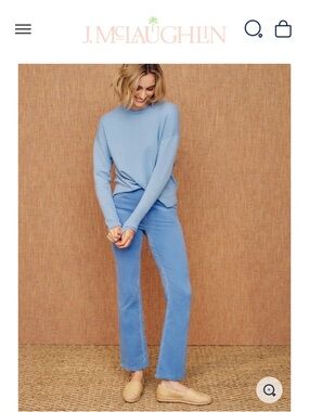 J.Mclaughlin Womens  Milburn Pant, Blue